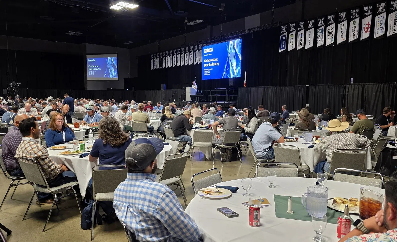 The Expo Hall luncheon at the 2026 Crop Consultant Conference